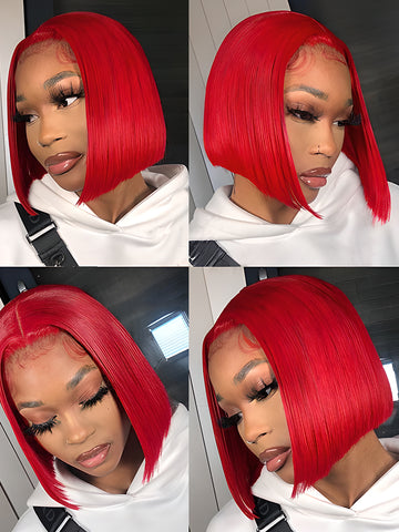 Bold Color Collection Edgy Color Wigs Straight Bob Wig