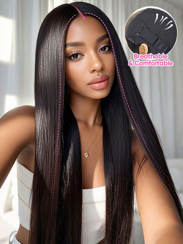 Signature Human Hair Collection Straight Wig