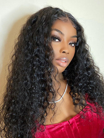 Premium Lace Front Collection Wavy 13X4 Pre-Plucked Lace Front Wig