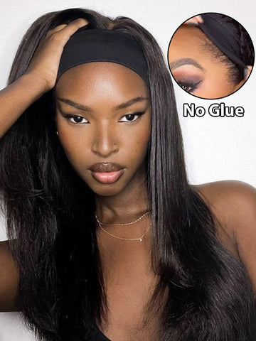 Premium No Lace Wigs Collection Straight Wig Wear & Go Glueless