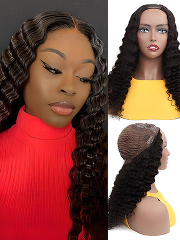 Glam No Lace Wigs Collection Glueless Human Hair Wigs Curly Wig 100% Human Hair