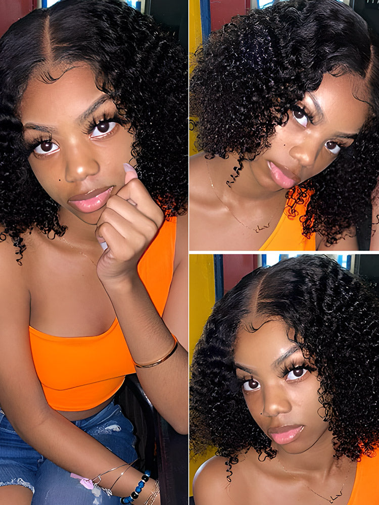 Glam Short Length Collection Curly Lace Closure Wig
