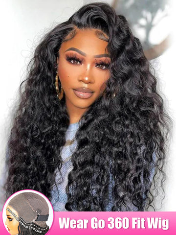 Classic Synthetic Collection Straight 360 Lace Pre-Bleached Knots Lace Front Wig