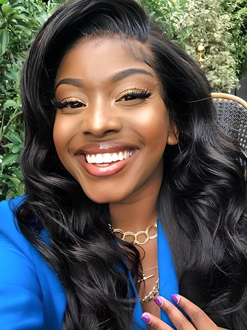 Soft Wave Wavy Collection Body Wave Wig Curly Wig 100% Human Hair